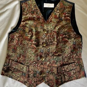 Unique High Quality Tapestry Vest Made in Belgium.